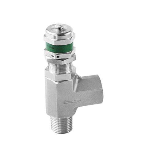 Valvula de alivio a 90° Macho/hembra